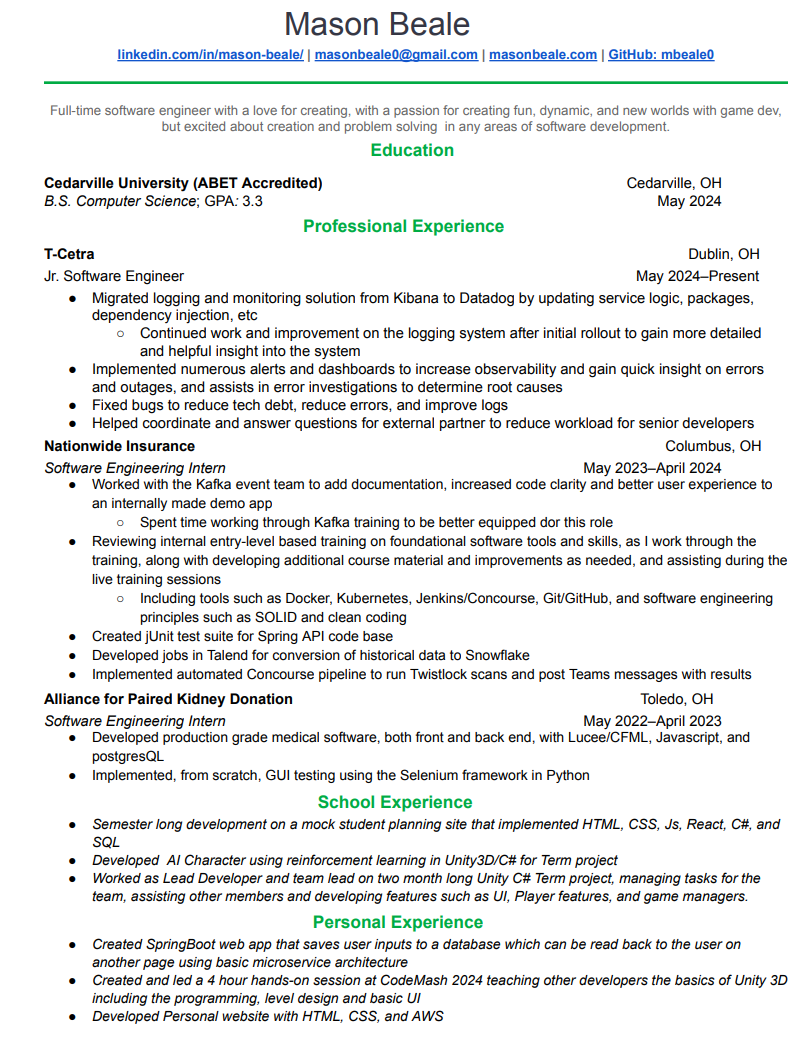 Resume